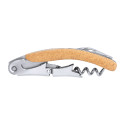 Maderia natural silver bottle opener 