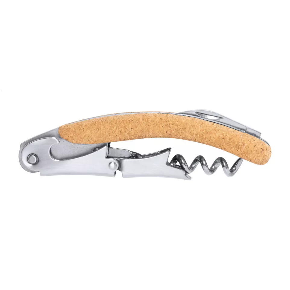 Maderia natural silver bottle opener 