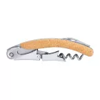 Maderia natural silver bottle opener 