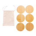 ZhuliMax natural  coaster set 
