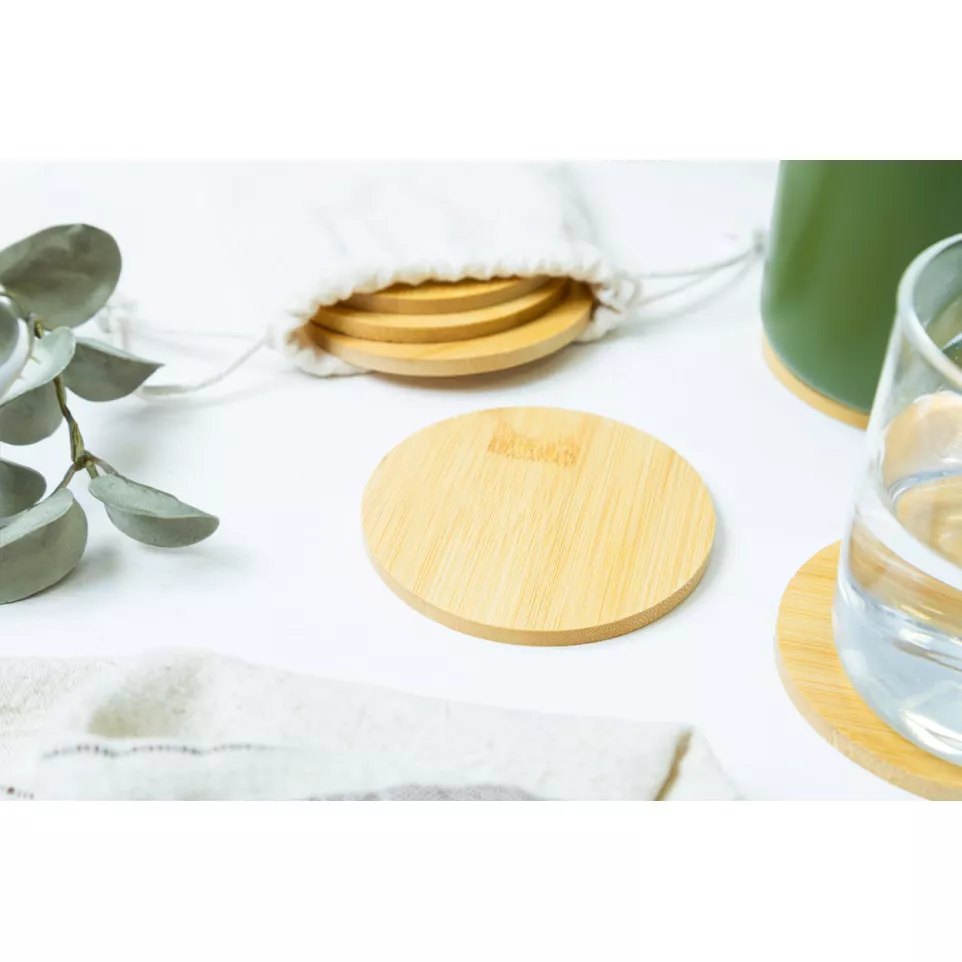 ZhuliMax natural  coaster set 