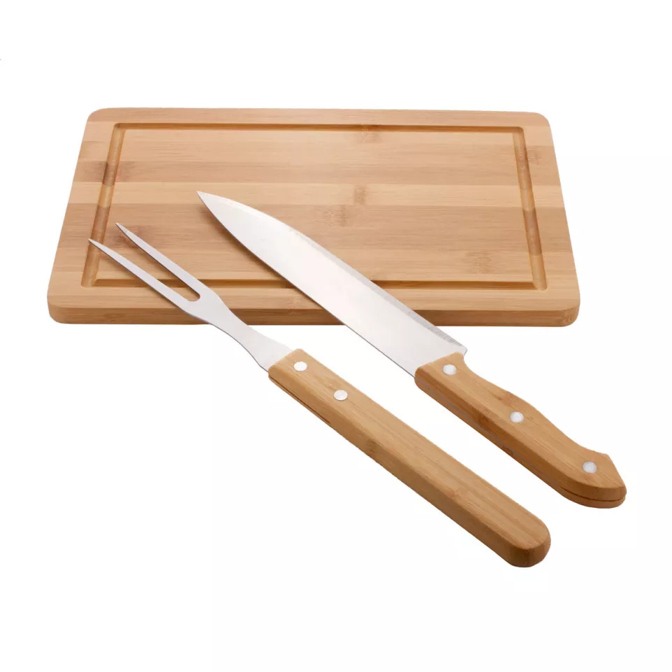 Steakus natural  meat carving set 