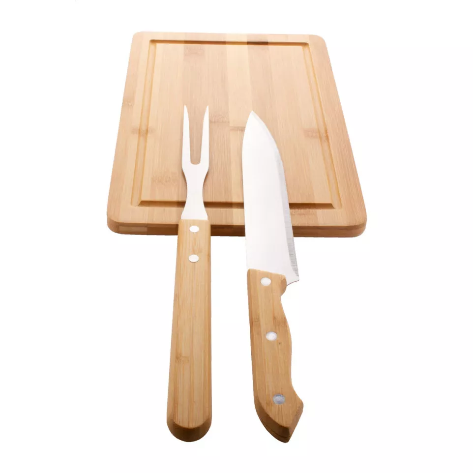 Steakus natural  meat carving set 