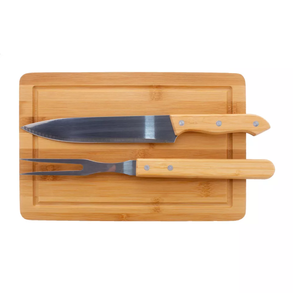 Steakus natural  meat carving set 