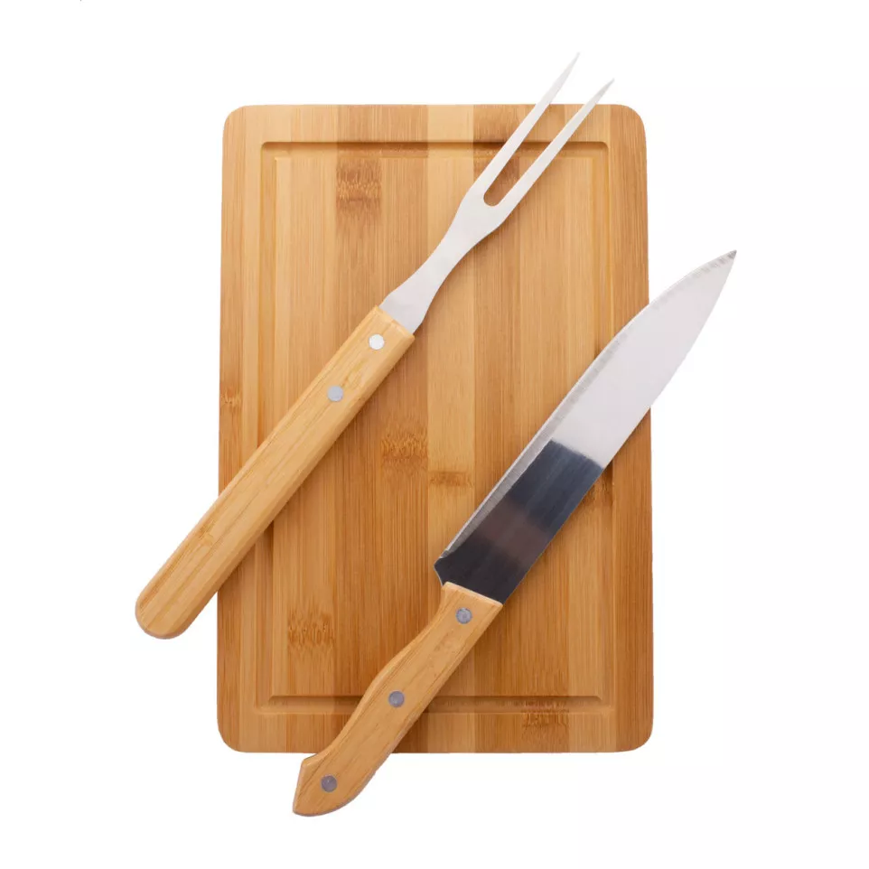 Steakus natural  meat carving set 