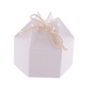 CreaBox HexaCord S white  hexagonal gift box 