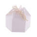 CreaBox HexaCord S wit  zeshoekige geschenkdoos 