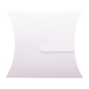 CreaBox Pillow Lock M blanc  Boîte en forme de coussin 