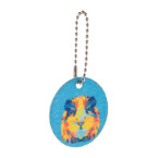 Felty blanc  porte-clé...