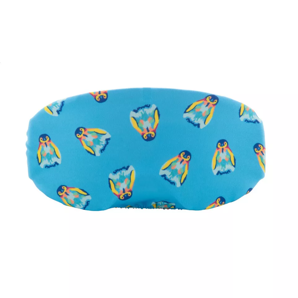 CreaSnow white  custom ski goggle cover 