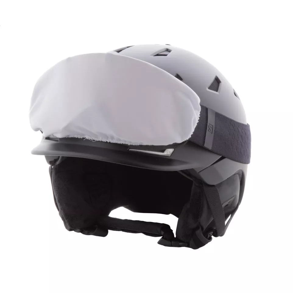 CreaSnow white  custom ski goggle cover 