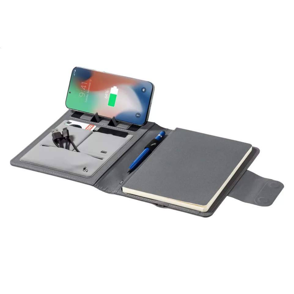 Gredox A5 gris  Porte-documents RPET 