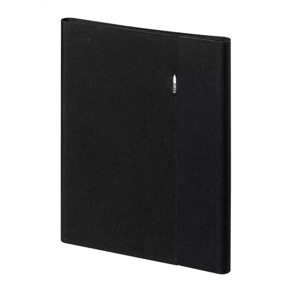 Flappoc black  RPET document folder 
