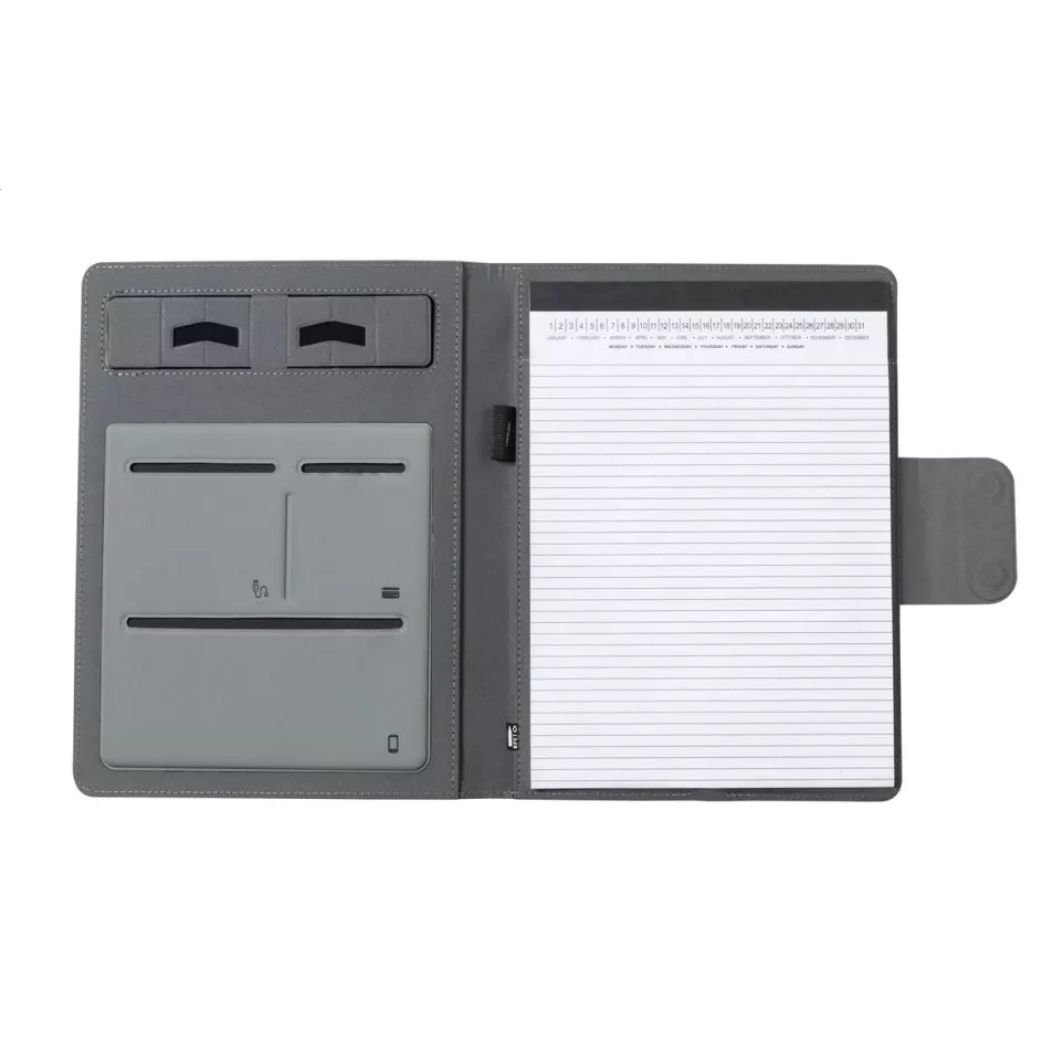 Gredox A4 grey  RPET document folder 