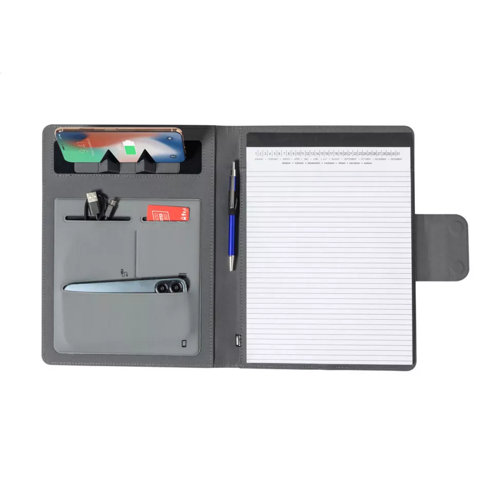 Gredox A4 gris  Porte-documents RPET 