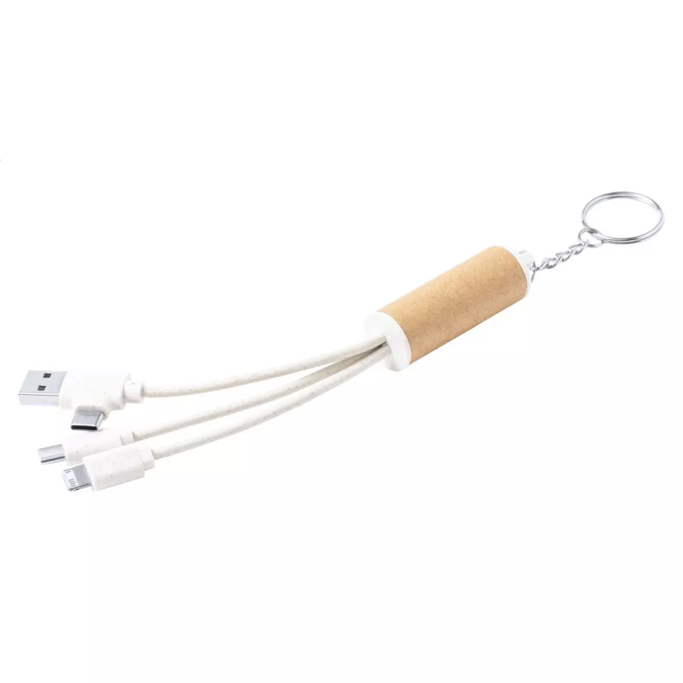 Paplen naturelle  porte-clés câble de...