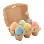 Pascha natural  chalk eggs 