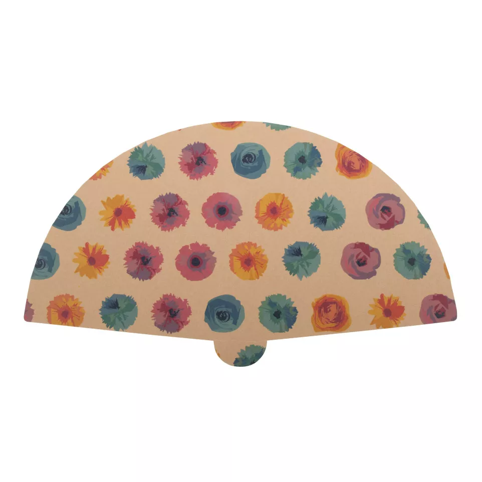 Onebreeze Eco natural  custom hand fan 