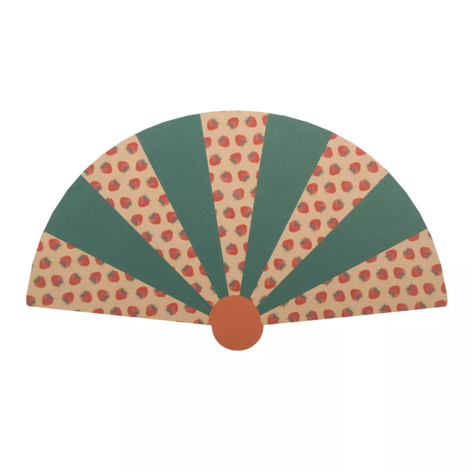 Onebreeze Eco natural  custom hand fan 