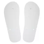CreaPlaya white  customisable beach slippers - sole 42-44-A