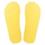CreaPlaya yellow  customisable beach slippers - sole 42-44-A