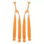 CreaPlaya oranje  custom made strand slippers 42-44-B