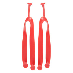 CreaPlaya rood  custom made strand slippers 36-38-B