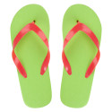 CreaPlaya red  customisable beach slippers - strap 36-38-B