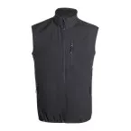 Shelles black  RPET softshell vest M