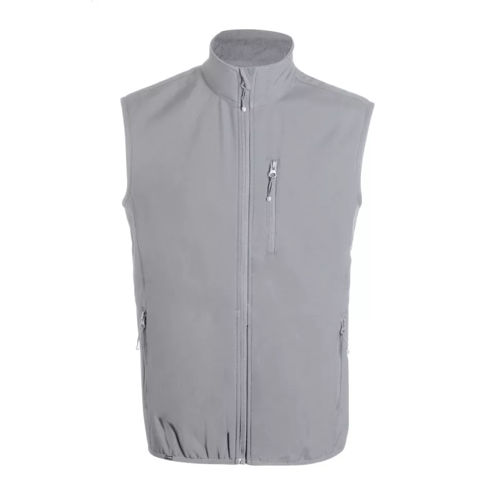 Shelles grey  RPET softshell vest XXL