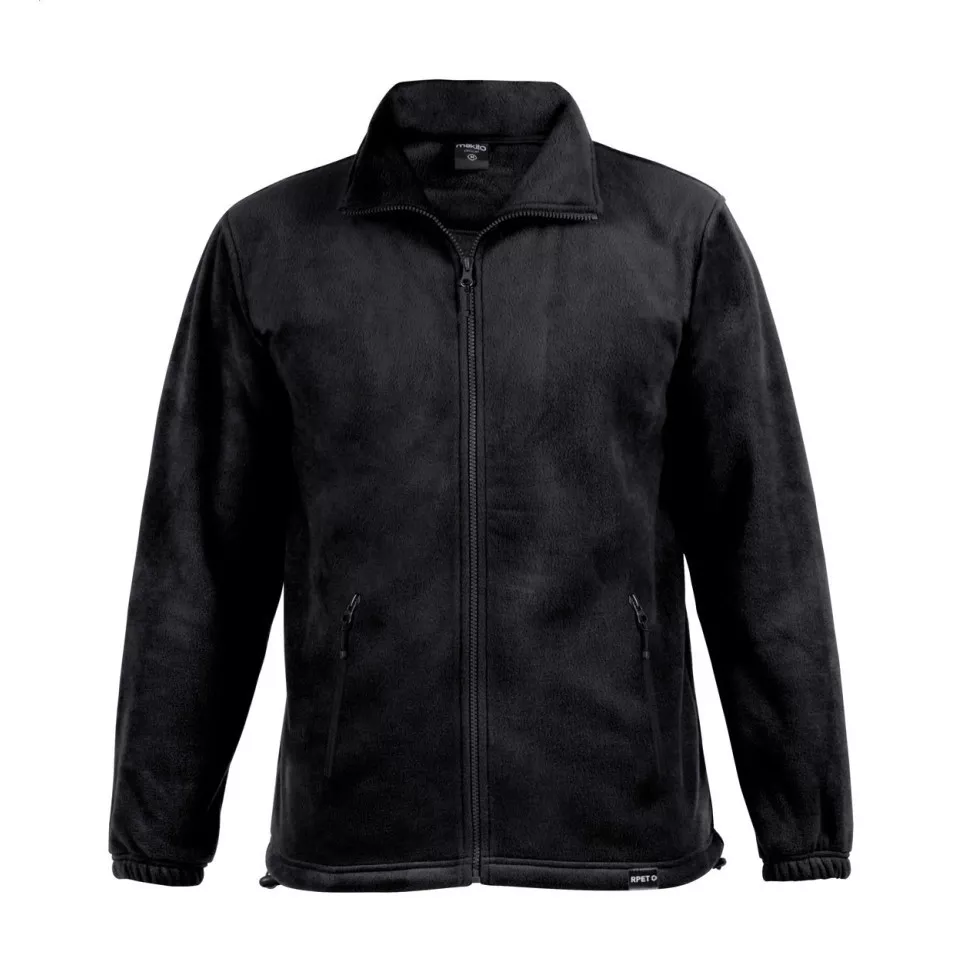Assim black  RPET fleece jacket L