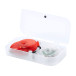 Dullux white red bicycle light set 