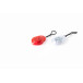 Dullux white red bicycle light set 