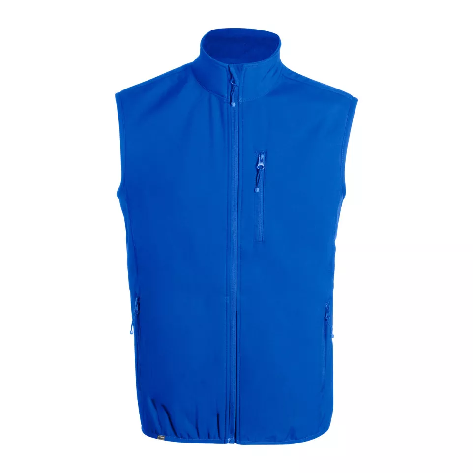 Shelles bleu  veste shoftshell RPET M