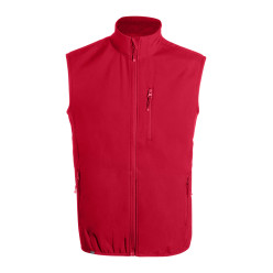 Shelles rouge  veste shoftshell RPET L