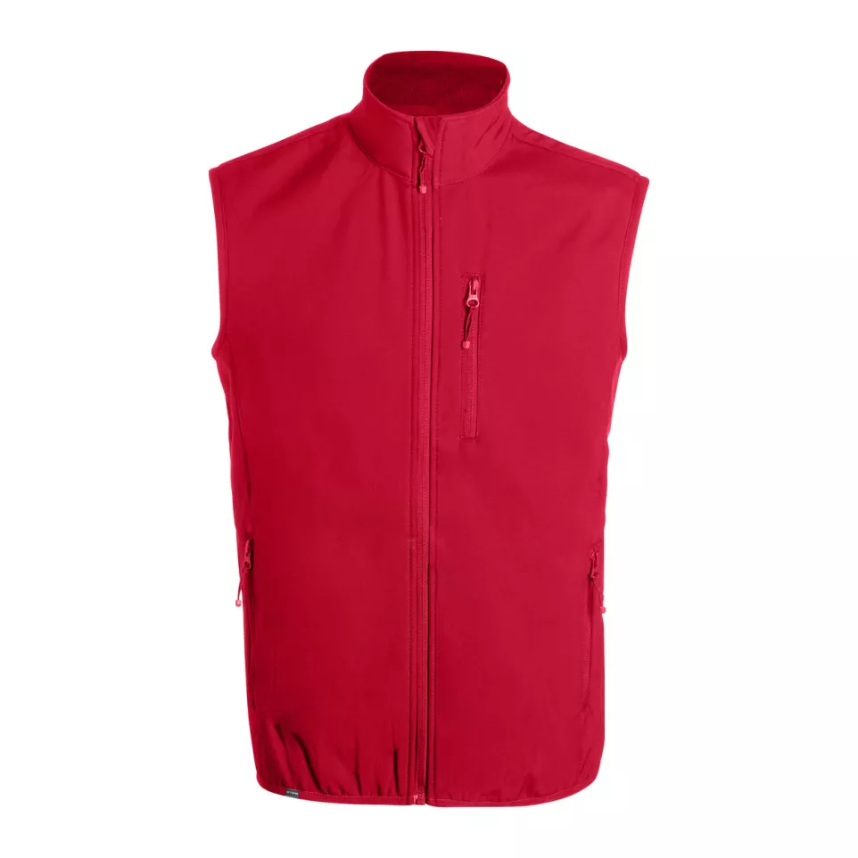 Shelles rood  RPET softshell vest L