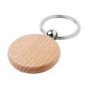 Wokke natural  keyring, circle 