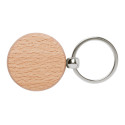 Wokke natural  keyring, circle 