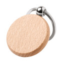 Wokke natural  keyring, circle 