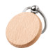 Wokke natural  keyring, circle 