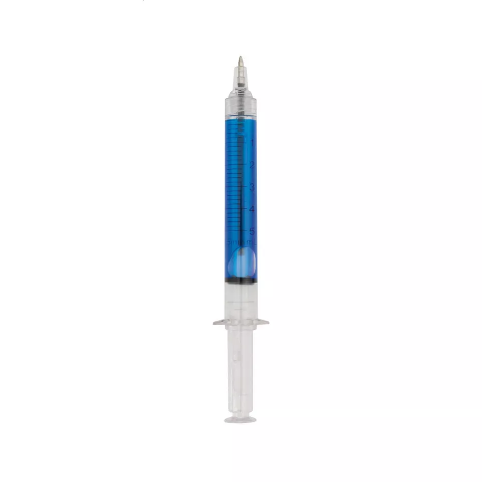Vaccine bleu  Stylo bille 