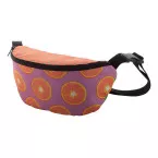 CreaWaist RFID black white custom RPET waist bag 