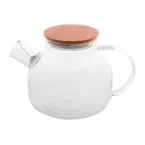 Tendina transparent natural glass teapot 