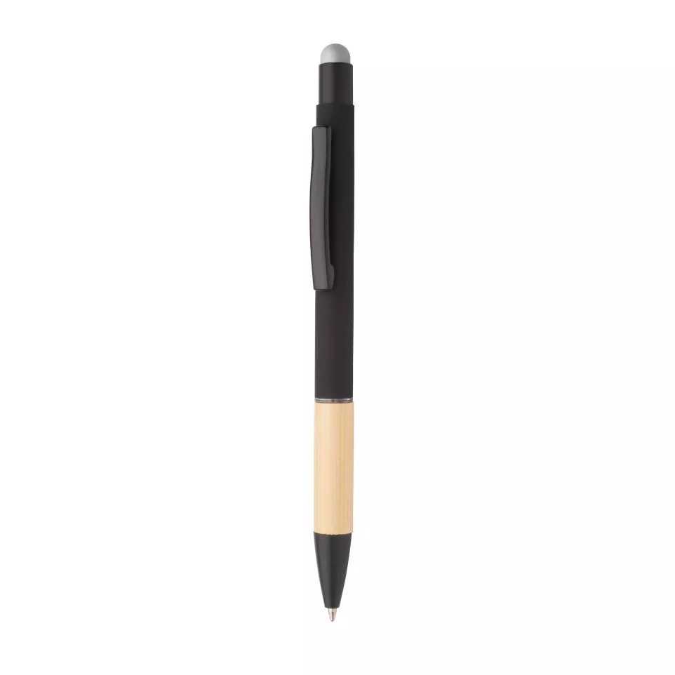 Boorly silver black touch ballpoint pen 