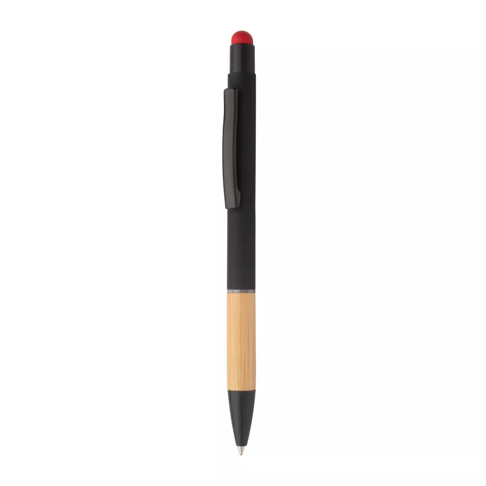 Boorly rood zwart balpen 