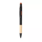 Boorly oranje zwart balpen 