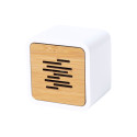 Aflia white natural PLA wireless speaker 