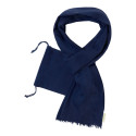 Speer dark blue  organic cotton scarf 