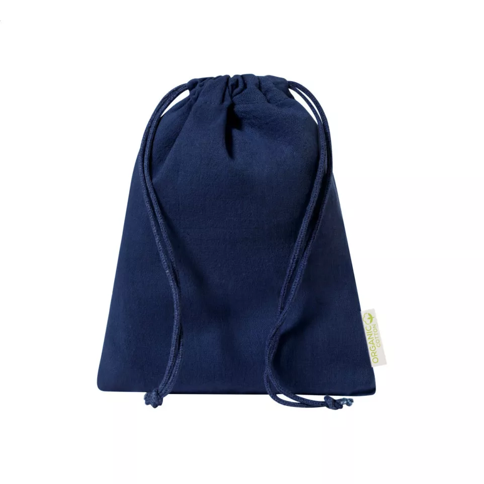 Speer dark blue  organic cotton scarf 