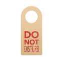 Disturb Eco natural  custom door hanger 